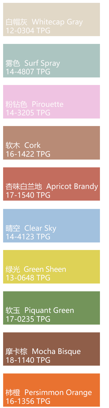 流行色 | 2024春夏流行色“曝光”，美到犯规_ss_人们_趋势