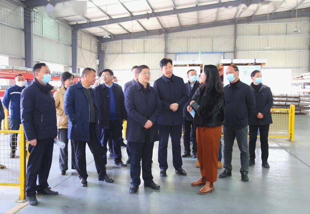 云梦县领导调研工业经济"开门红"_企业_高文_发展