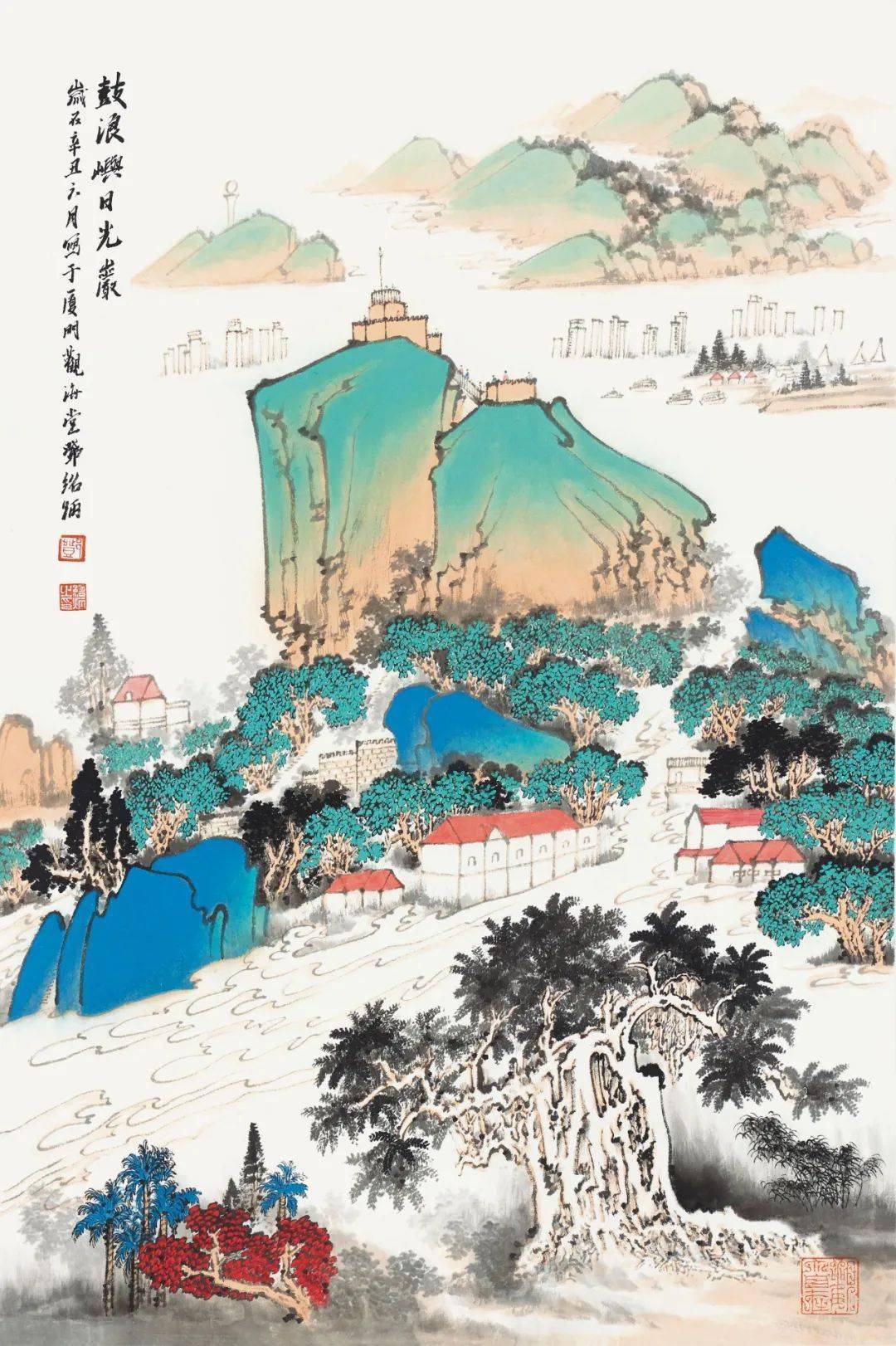 福建山水画图片