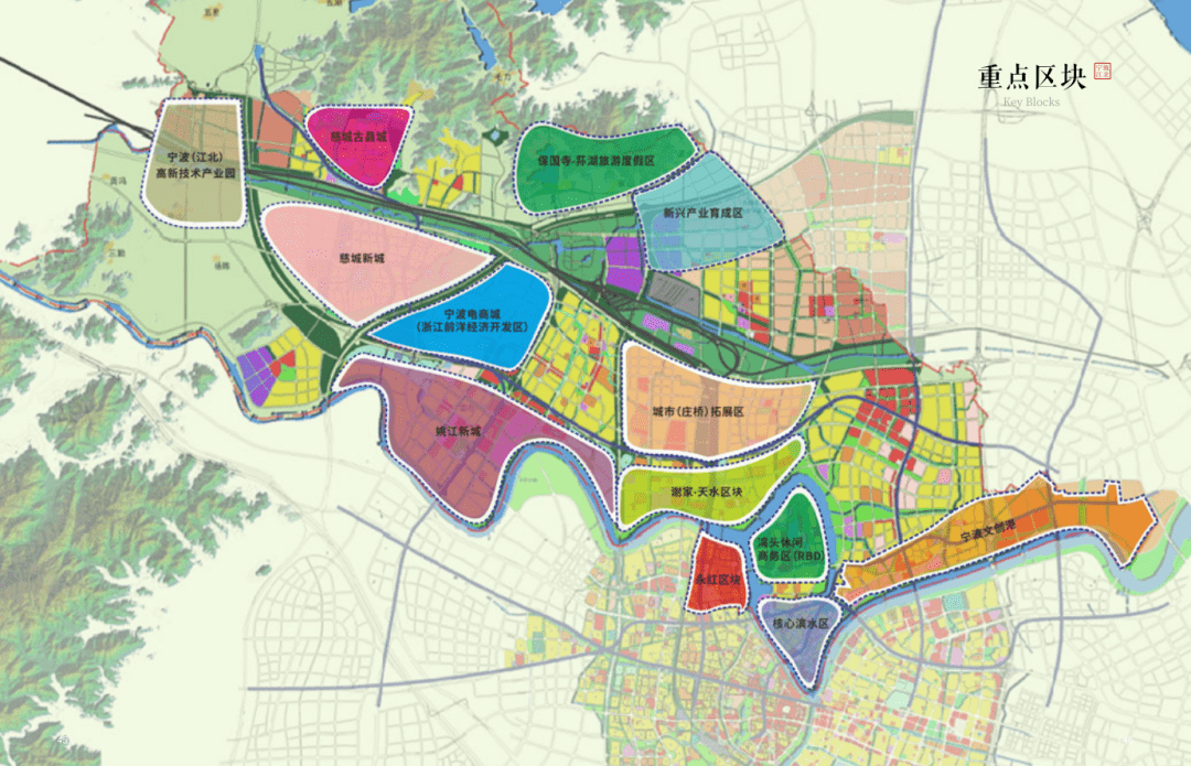 新动作！2023年江北的这些区域将再度发力……_宁波市_区块_江北区