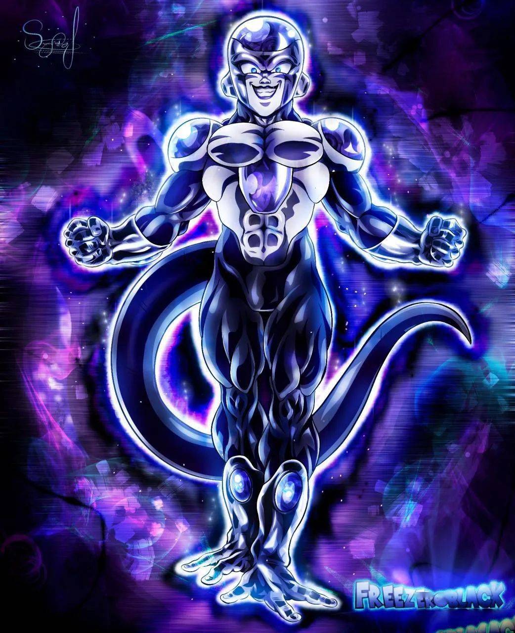 龙珠超-《巅峰对决》黄金沙鲁对战黑金弗利沙_战斗力_大王_赛亚人