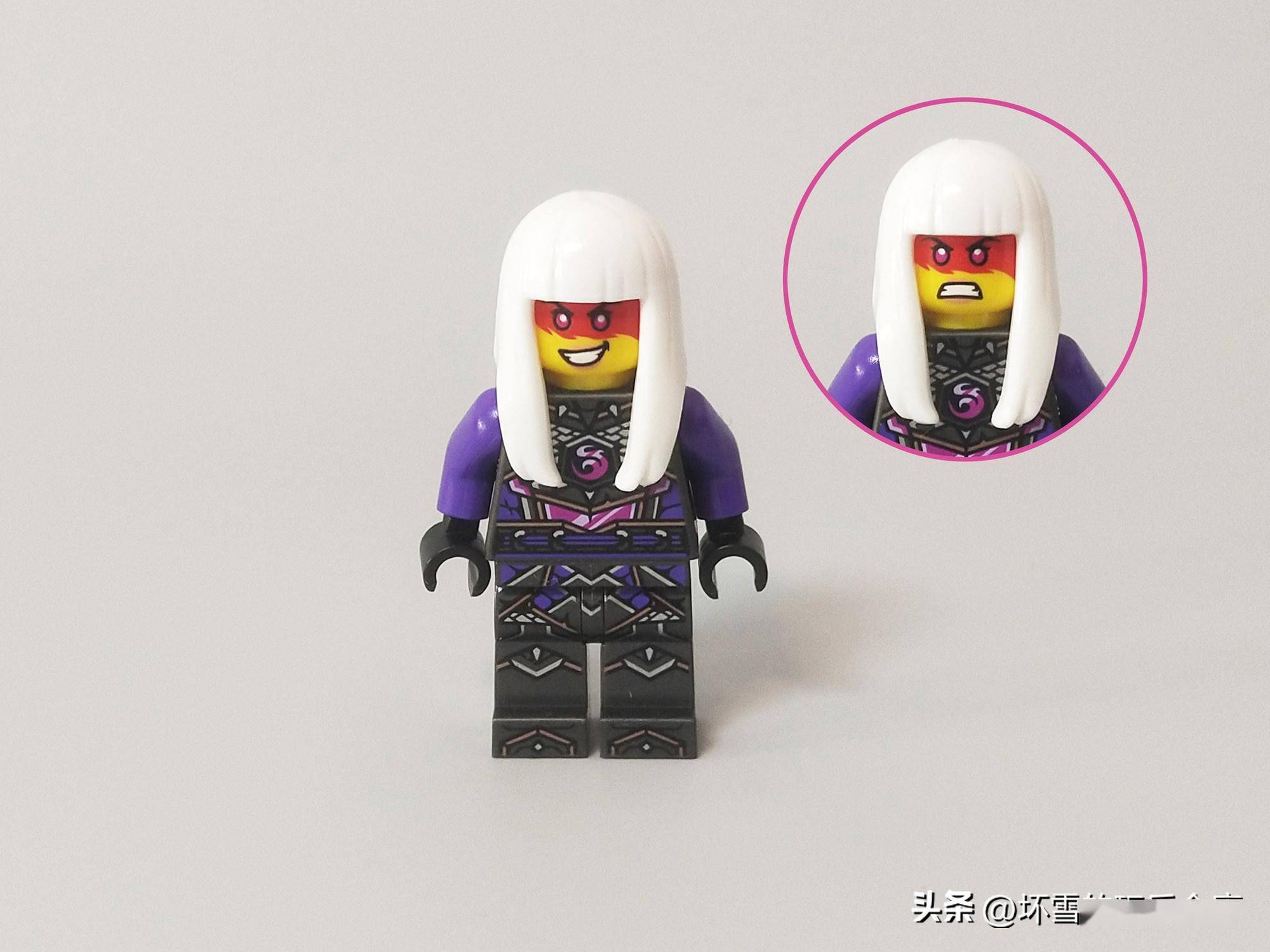 晴美公主的躯干是在原有的黑色铠甲上进行了水晶化的改造,胸前带有紫