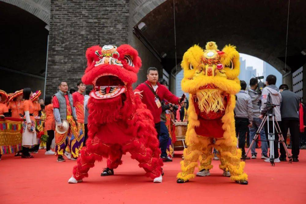 来惠州市非遗民俗的首次集中大巡演其中,龙华大鼓,公庄舞龙,石湾醒狮