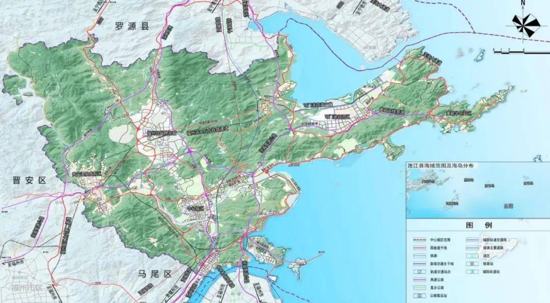 【规划】连江最新规划:2035年中心城区常住人口达90万人_福州_片区_空间