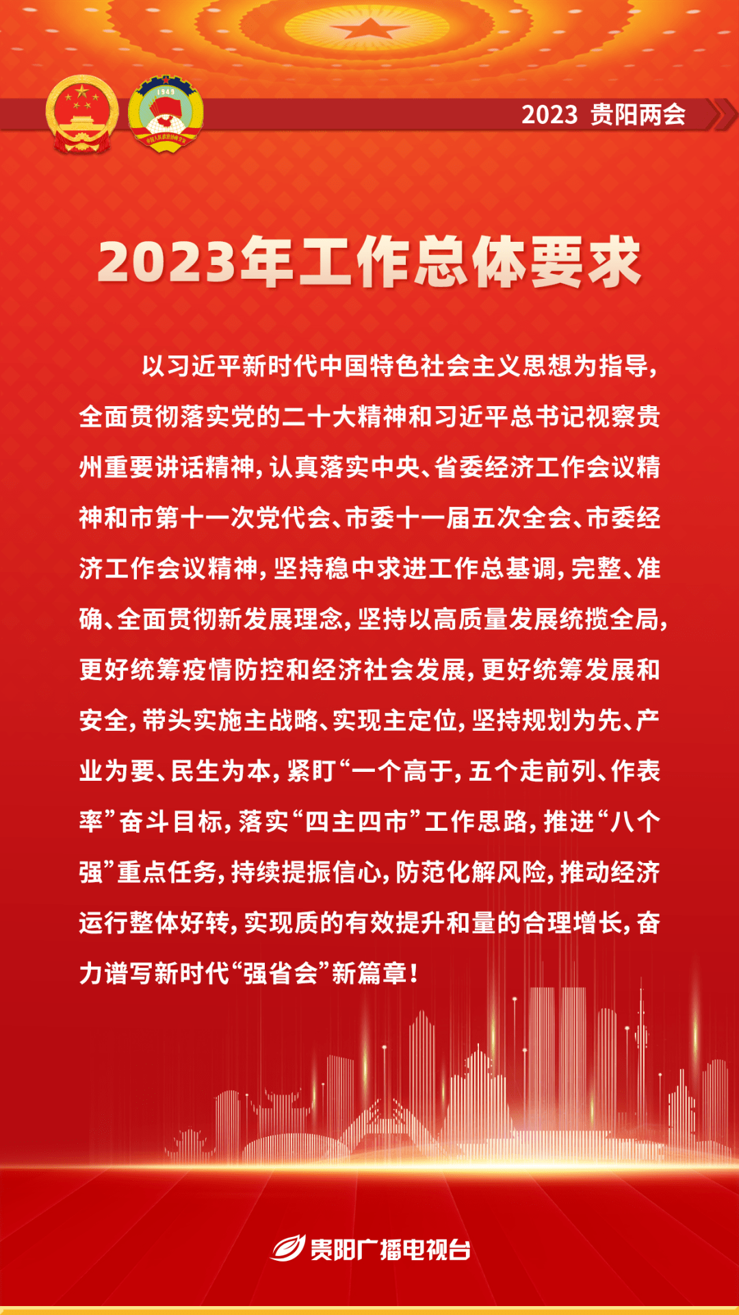 奋力谱写新征程“强省会”新篇章!2023,贵阳打算这么做_谢茜_李萍_会议
