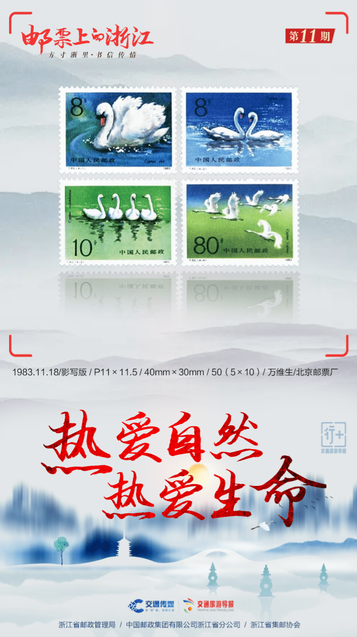 邮票上的故事:这套邮票,艾青曾为它题诗_天鹅_设计_青年