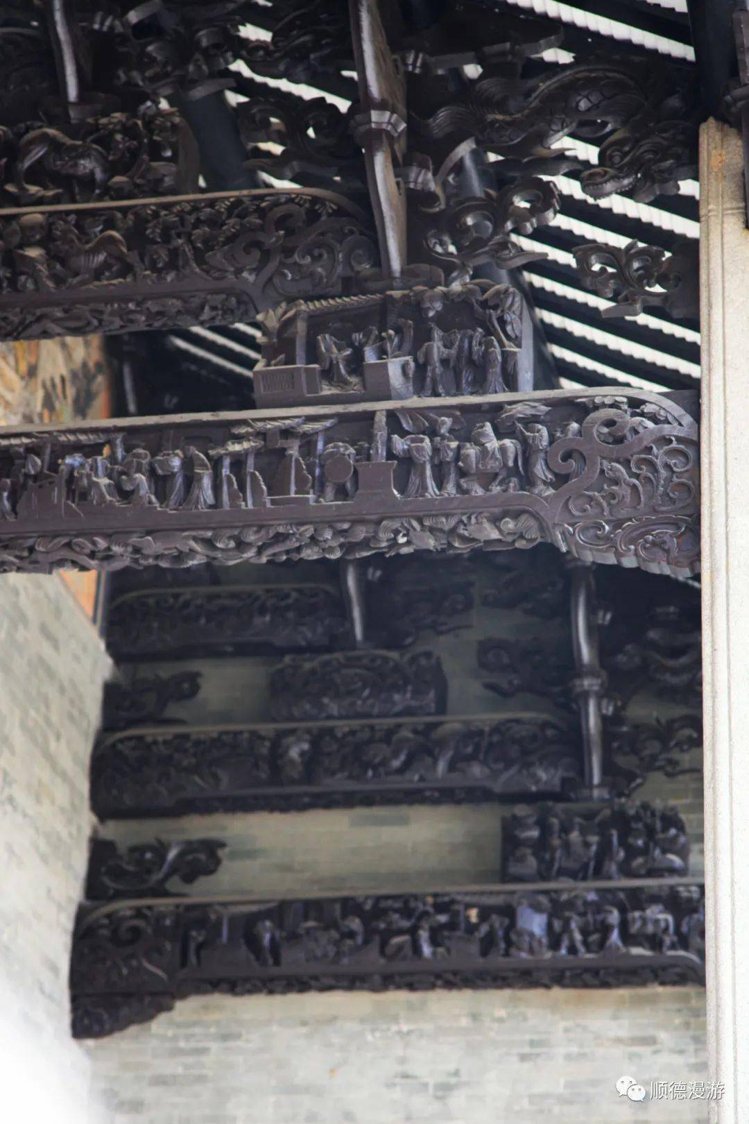 尤氏大宗祠有别于其他的祠堂,它的修建并不是一气呵成的,而是分座进行