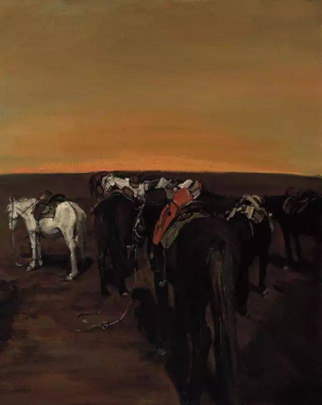 韩洪伟 油画_cm_巴塘_天空