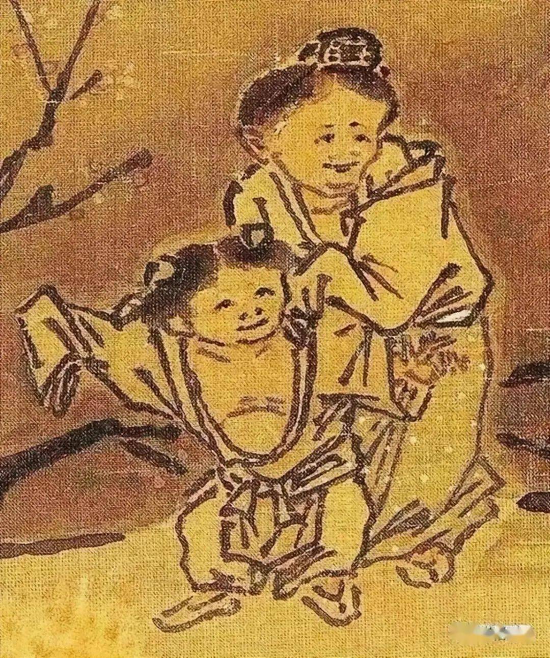 踏歌图,史上最逗乐子的山水画_画面_人物画_书画