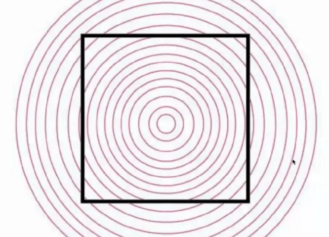 厄任斯坦错觉03海报中兔子跃入洞口,从视觉上观察,下方洞口比上方大