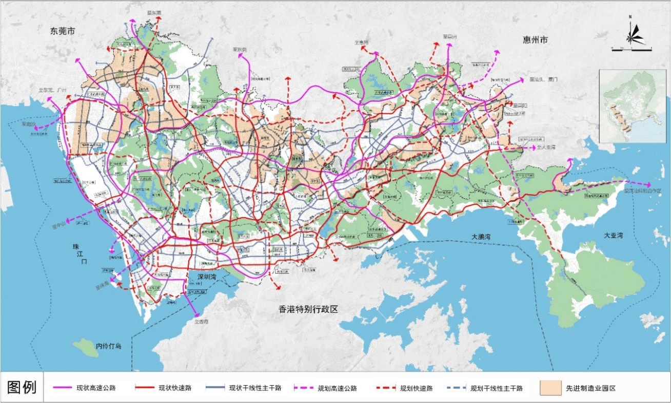 深圳将"织密"20大先进制造业园区交通网_建设_物流_规划