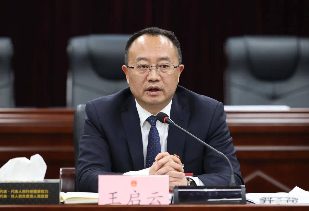 王启云参加云岩区第十八届人民代表大会第二次会议第一代表团审议
