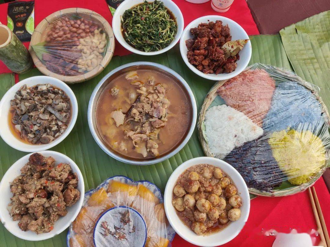 傈僳族拉妮诗"千人宴",共话民族团结情_梁河县_美食_活动