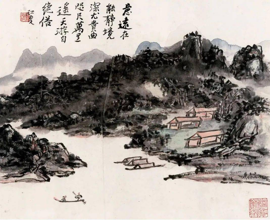 黄宾虹| 山水画作品中笔墨意境美_搜狐网