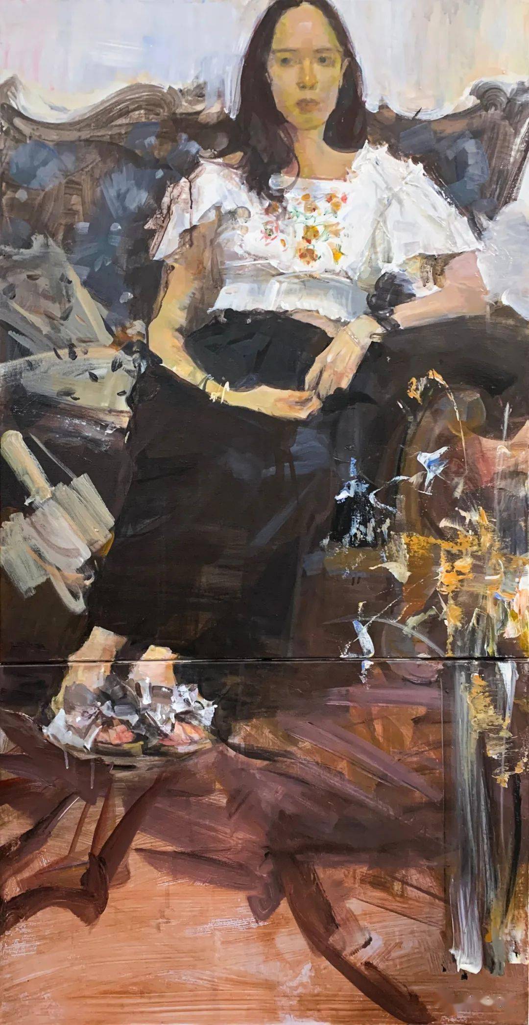 【写生】俞晓夫:我最大的预案就是在搞创作之前先去做一些写生_丙烯