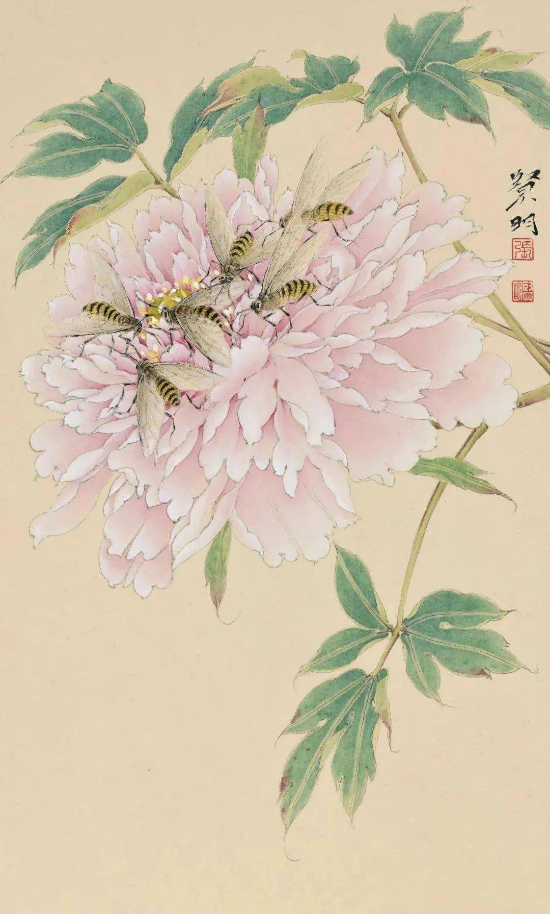 清雅秀润——张贤明花鸟画艺术_工笔_作品_意境