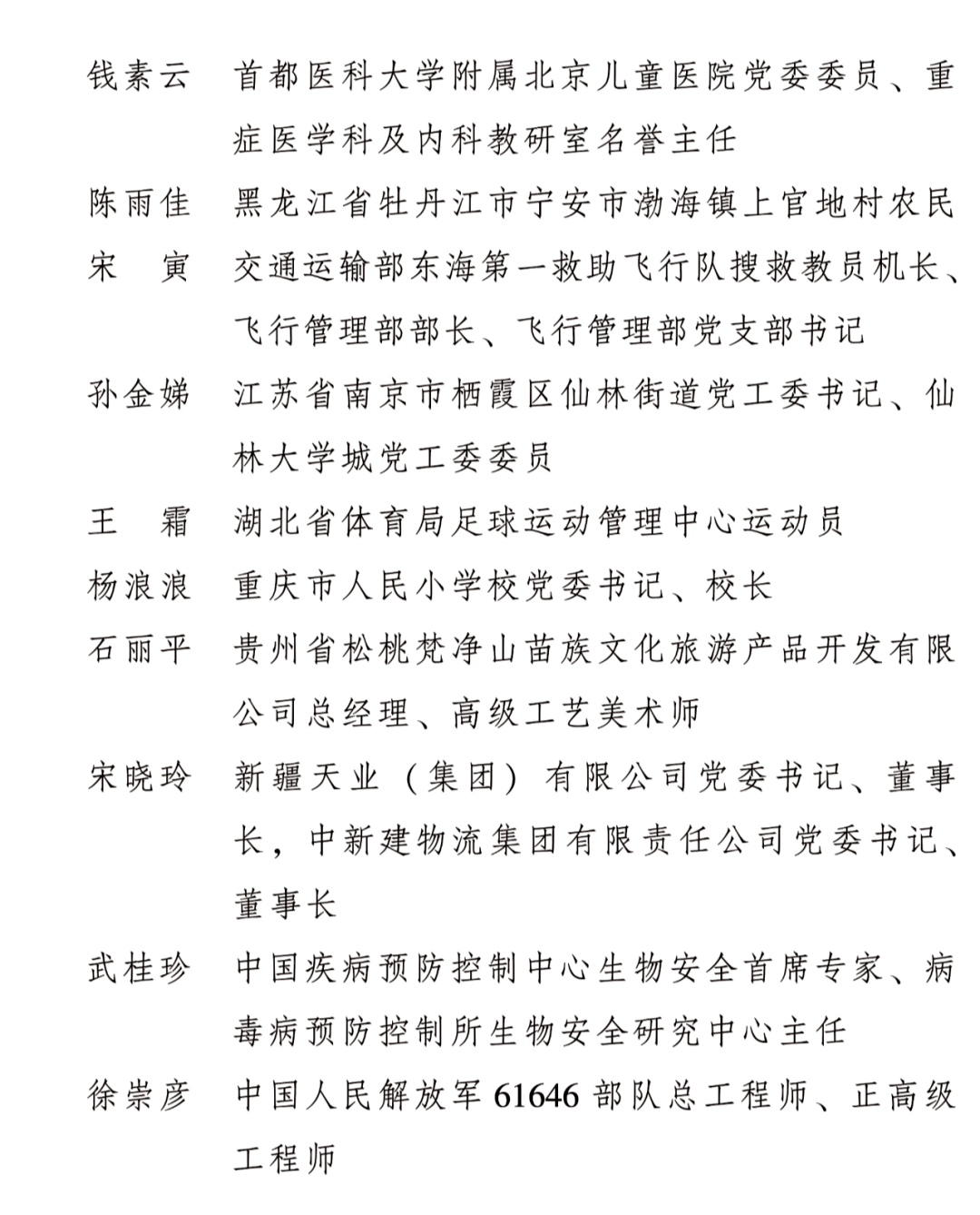 名单出炉！南京地域4人1集体，全国表扬！