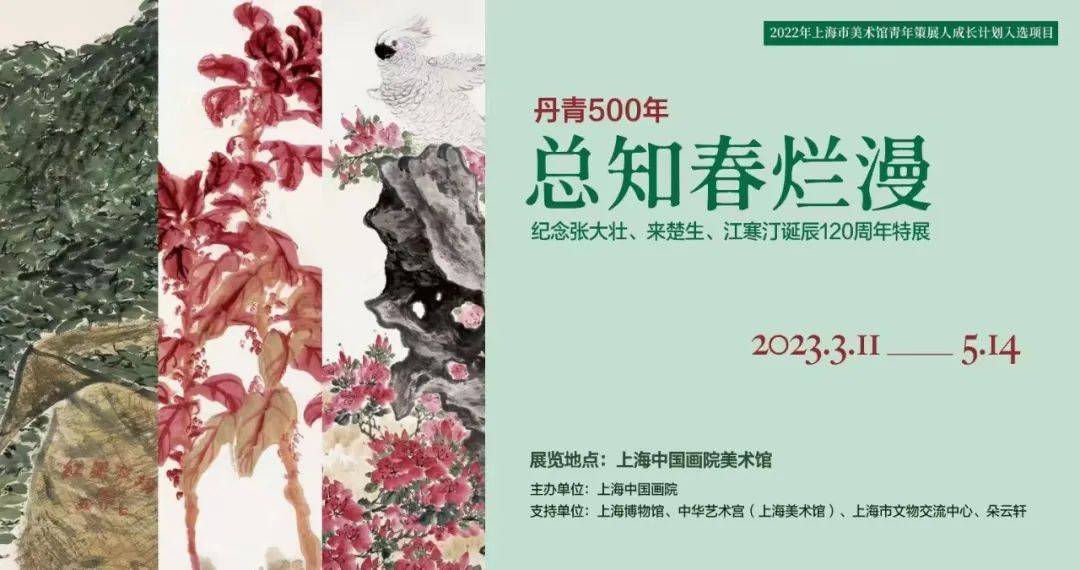 “120岁”的张大壮、来楚生、江寒汀要联展了