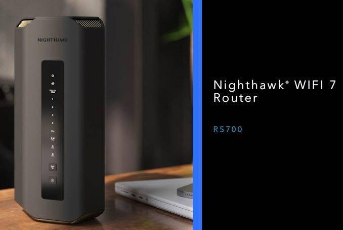 网件首款 Wi-Fi 7 产品Nighthawk RS700 无线路由器发布