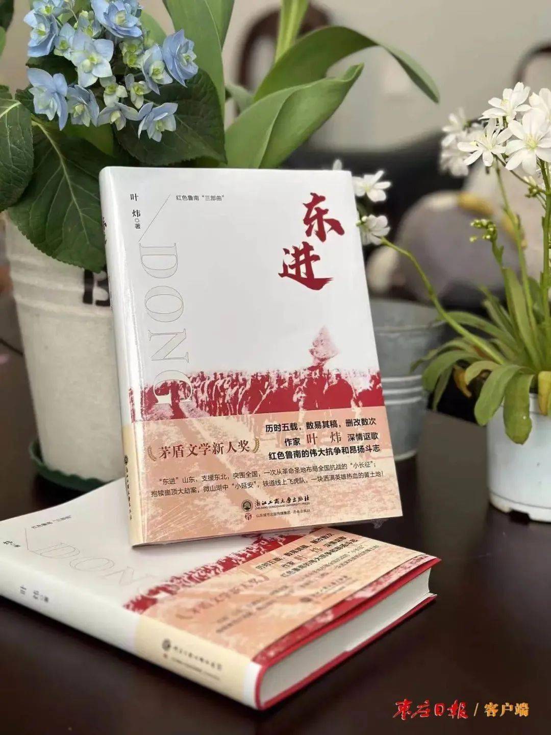 枣庄籍作家叶炜长篇小说《东进》出版_山东_中国_抗战