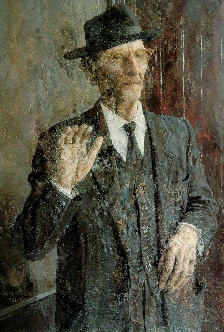 西班牙国宝级画家安东尼奥·洛佩斯·加西亚作品_因为_东西_不象