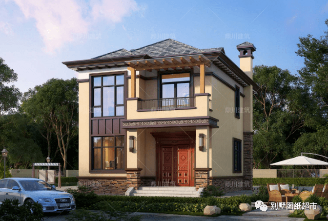 3米二层别墅,漂亮实用_效果_设计_图纸