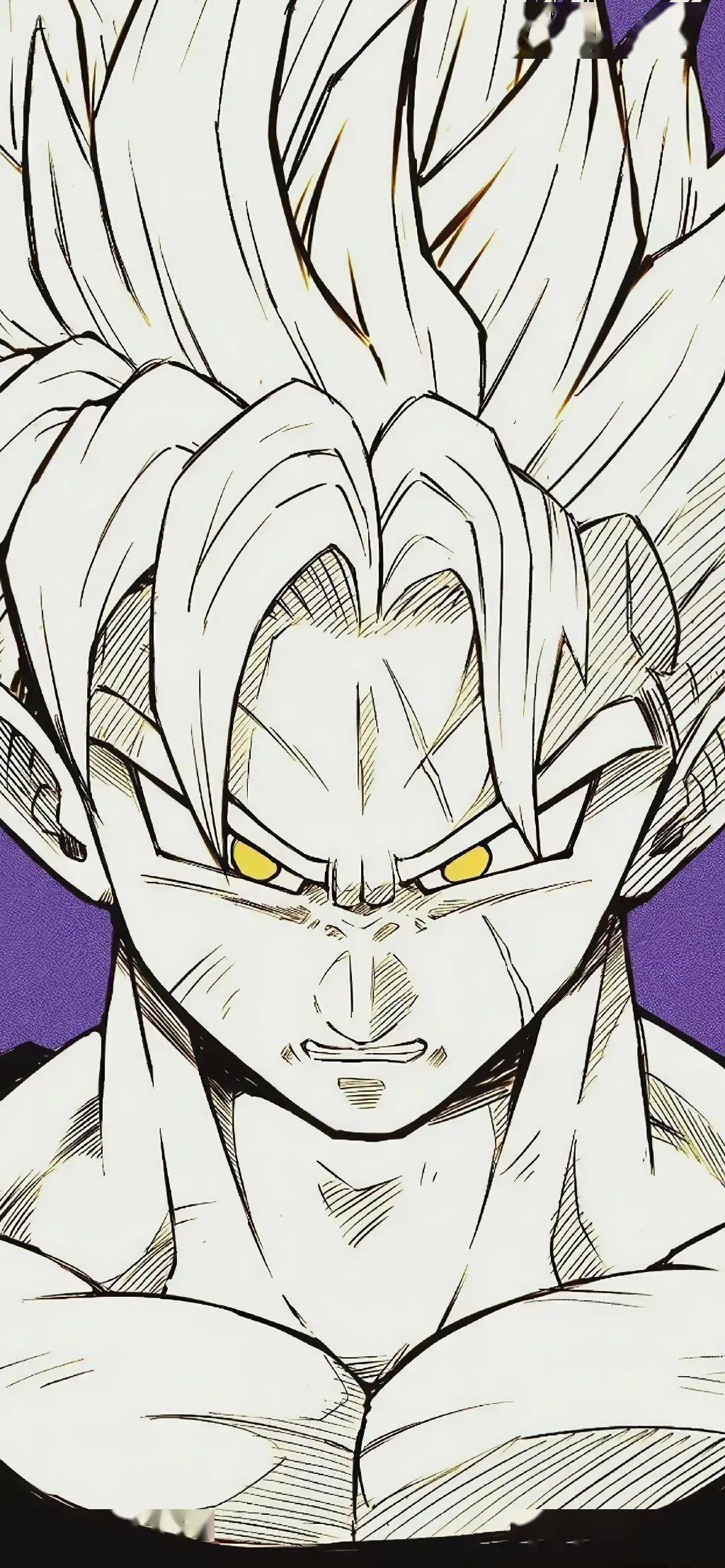 龙珠壁纸 | 黑白赛亚人