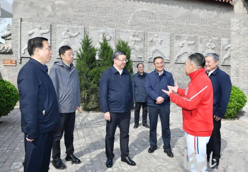 3月19日,省委书记,省人大常委会主任倪岳峰在邯郸市广府古城调研.