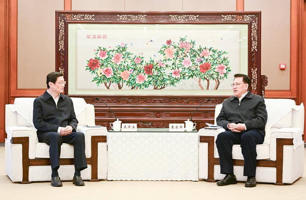 袁家军胡衡华会见中国航天科技集团董事长吴燕生_发展_重庆_产业