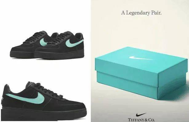 【tifany x nk空军蒂芙尼联名蓝绿鞋】整双鞋子都注入了tifany标志性