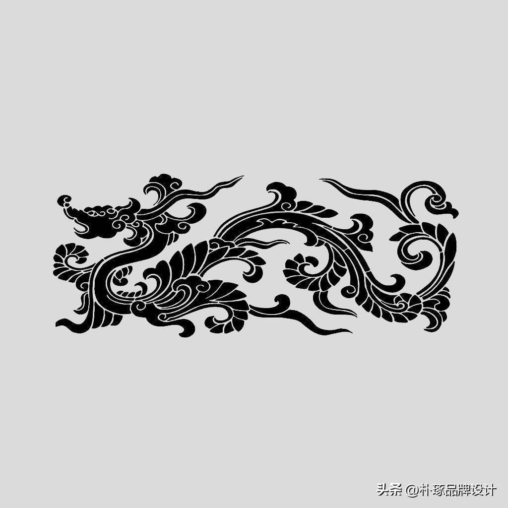 经典黑白配色的45款中国传统纹样图案,文化瑰宝