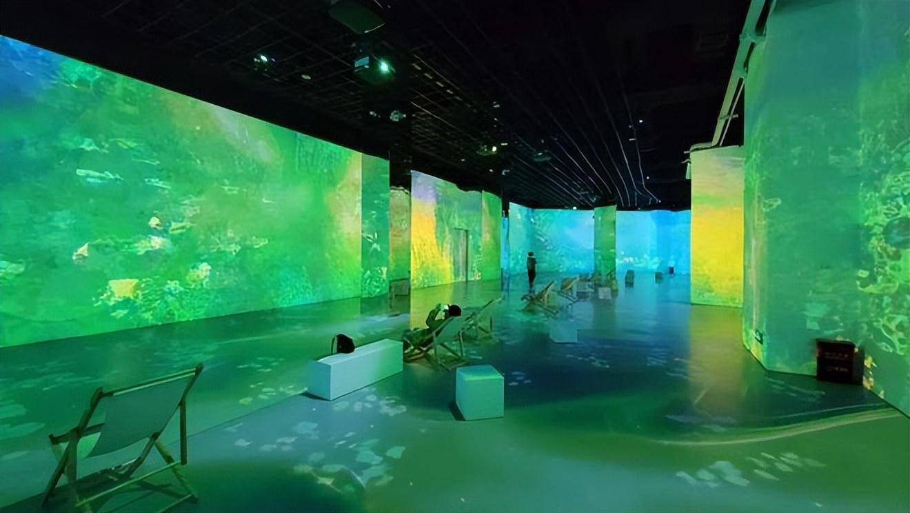 在北外滩"幸会莫奈" 这个光影展沉浸感拉满!_艺术_观众_展览