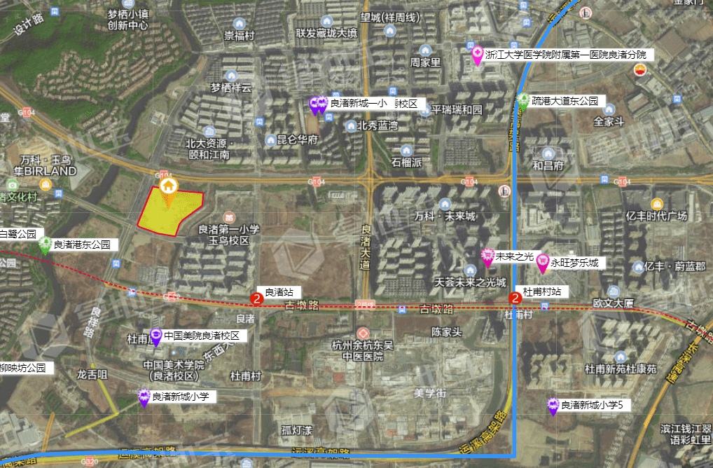 【公示】滨江/建杭良渚地块方案公示,规划14幢6-7F洋房+9幢排屋!_配套_项目_数据