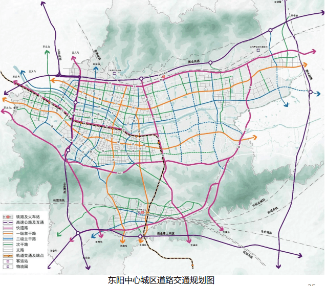 东阳市北五路规划图图片