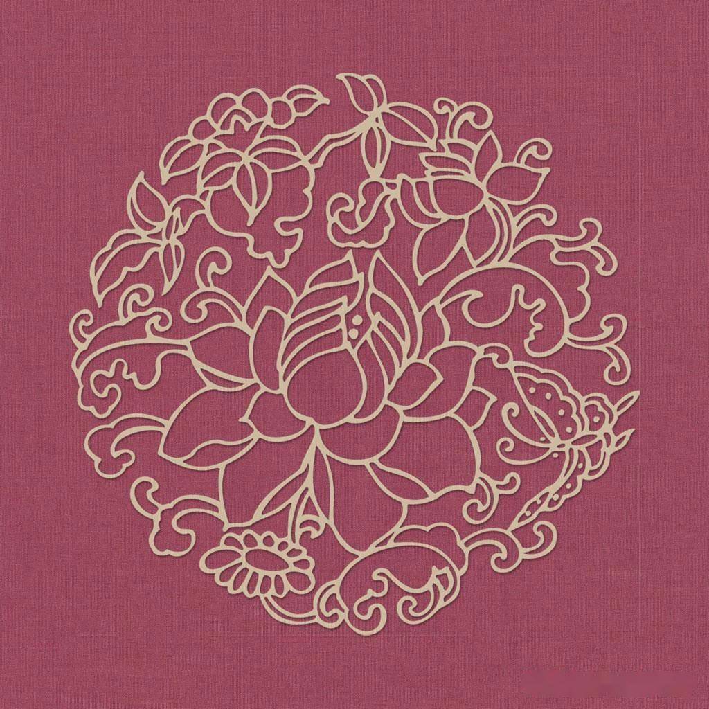 繁花似锦,以"花"元素创意的中国传统纹样设计集锦_朴琢_花开富贵