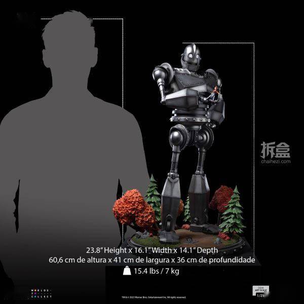 IRON STUDIOS DEMI SCALE 钢铁巨人与霍加斯 1/20雕像
