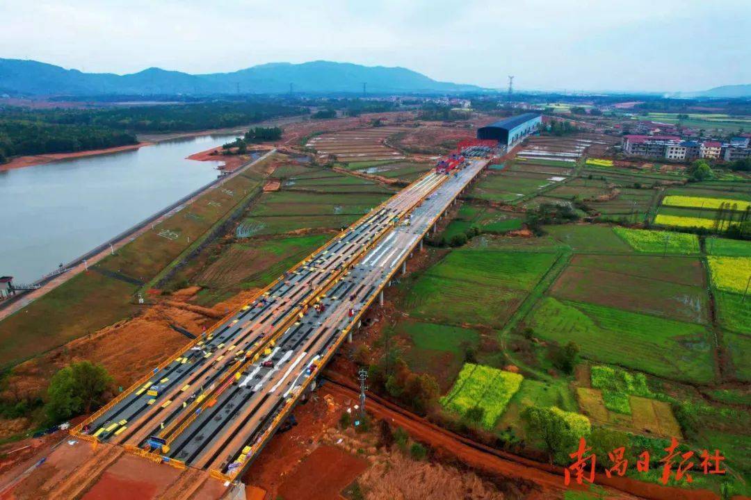 今天,南昌西二环项目又有新进展!_施工_大桥_进行