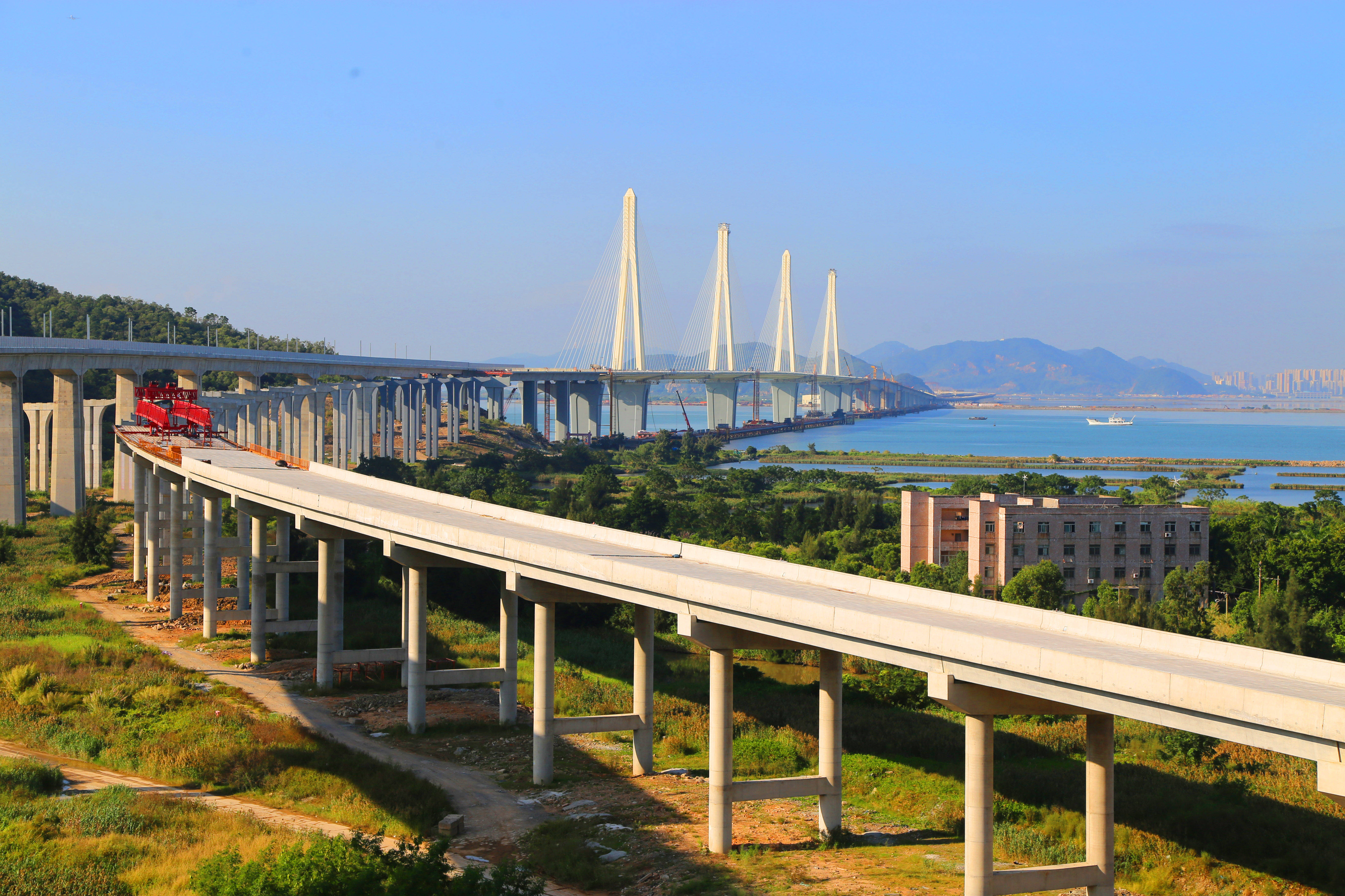 珠海金海大桥突破进展,将为深珠通道提供技术积累