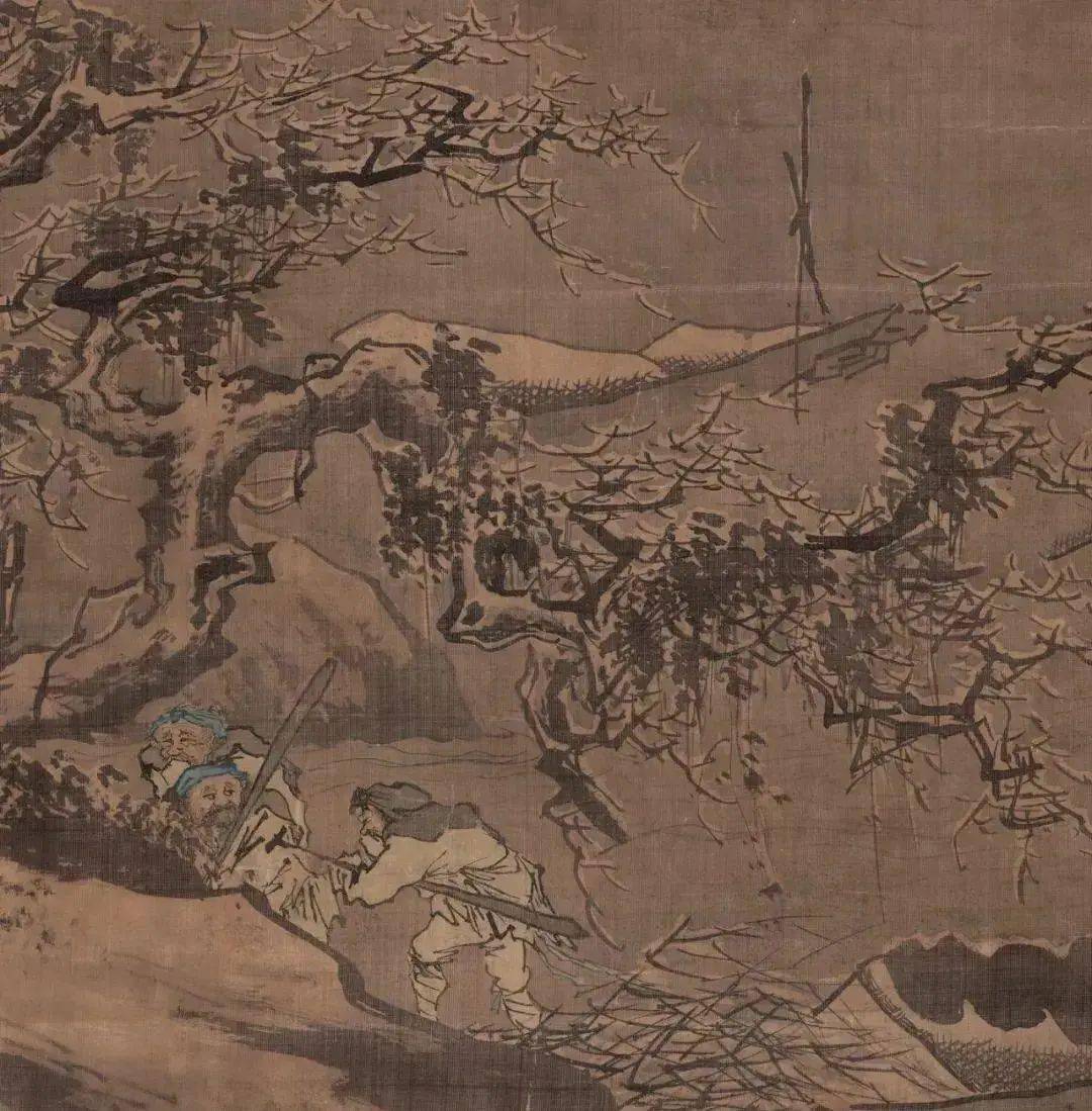 翎毛图》 明 · 吕纪《雪景翎毛图》局部 明 · 吕纪《寒雪山鸡图》