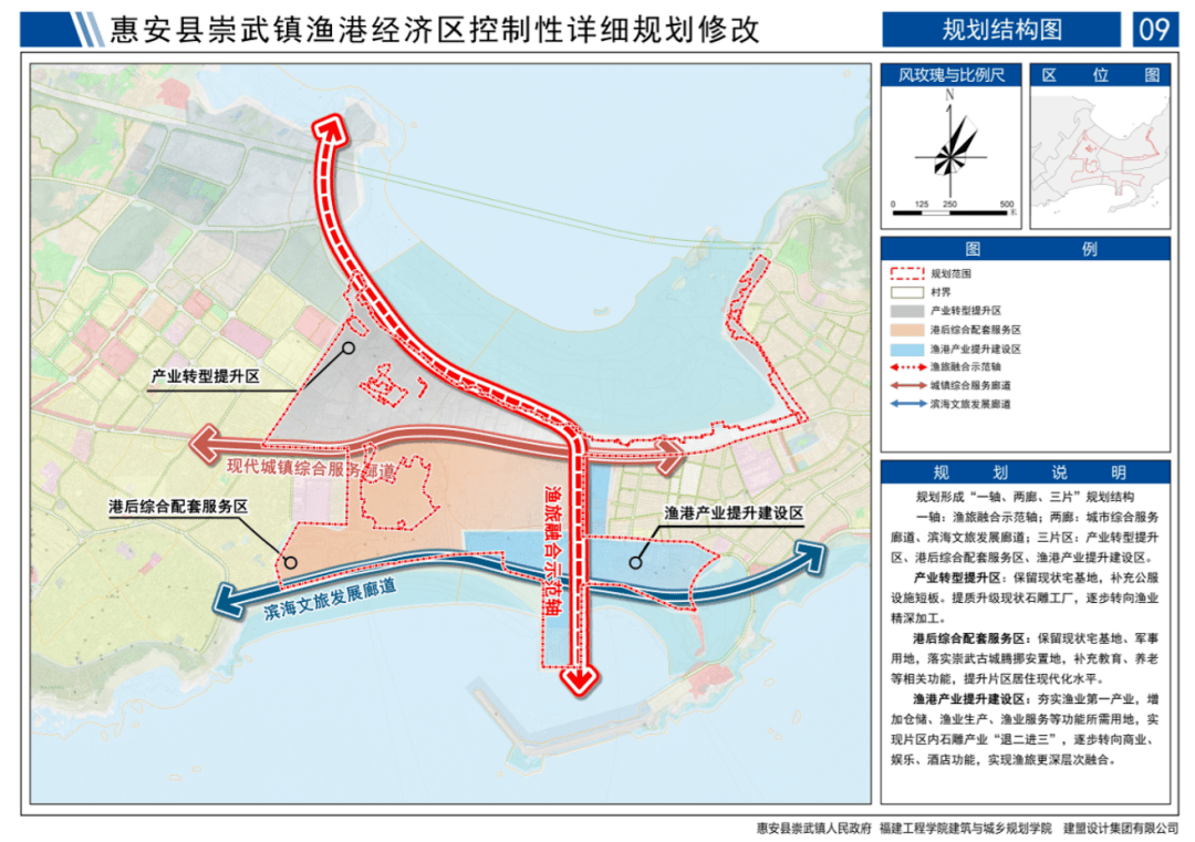 崇武镇渔港经济区 控制性详细规划修改公示_道路_惠安