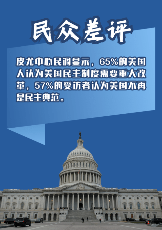 海报丨戳破"美式民主"假象_美国_伊拉克战争_鲁豫
