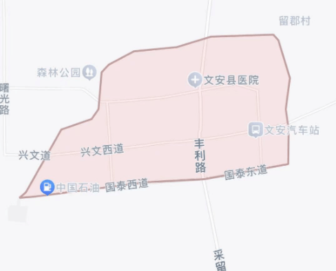 香河限行区域高清地图图片