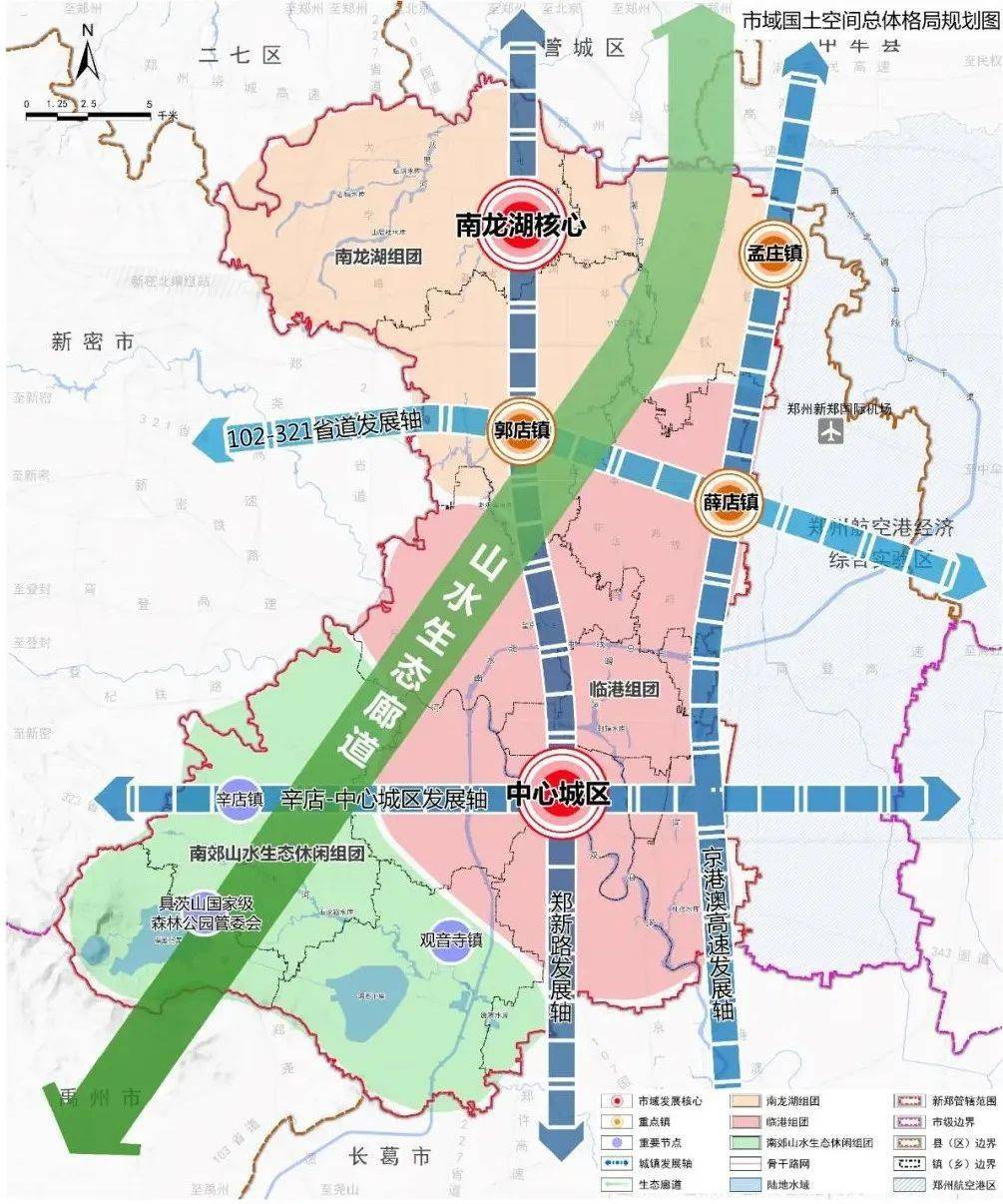 2035年郑州总体规划图图片