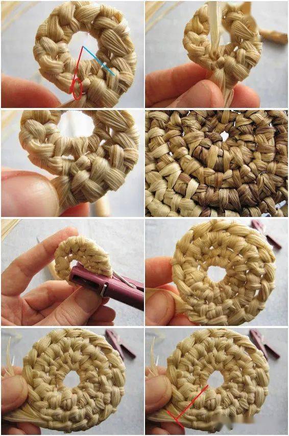 简单玉米皮编织教程图片