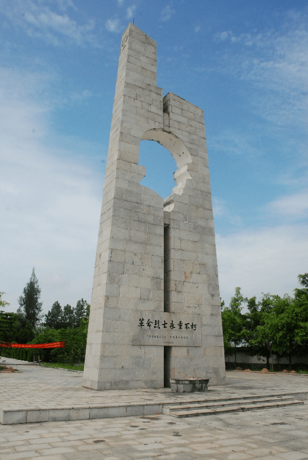 百色起义纪念碑简笔画图片