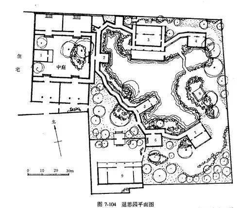 艺圃平面图分析图片