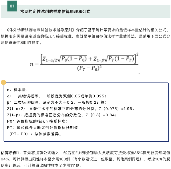 IVD产品临床试验超实用的样本量估算方法_手机搜狐网