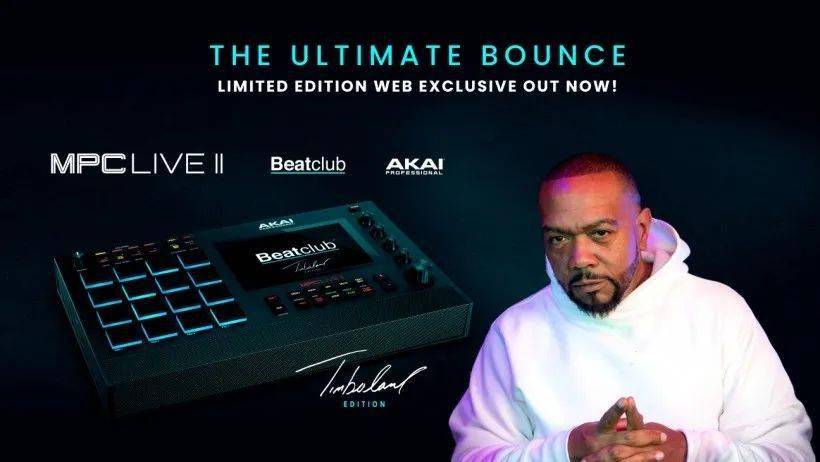 AKAI 发布制作人Timbaland 联名版MPC Live II 全球限量500 台_手机搜狐网