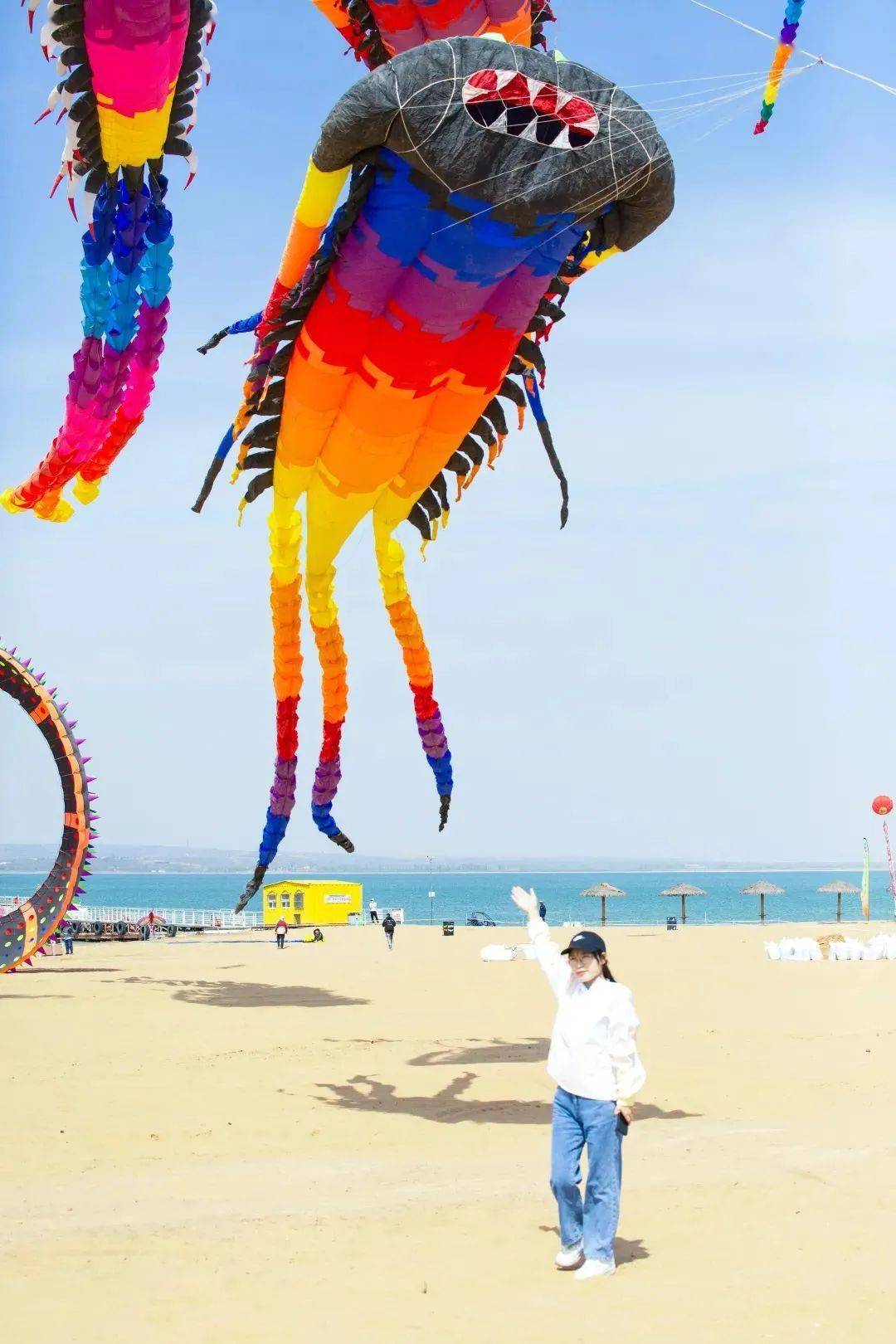 春光无限 等风也等你 | 红碱淖第三届风筝文化节,带你fun肆玩_景区