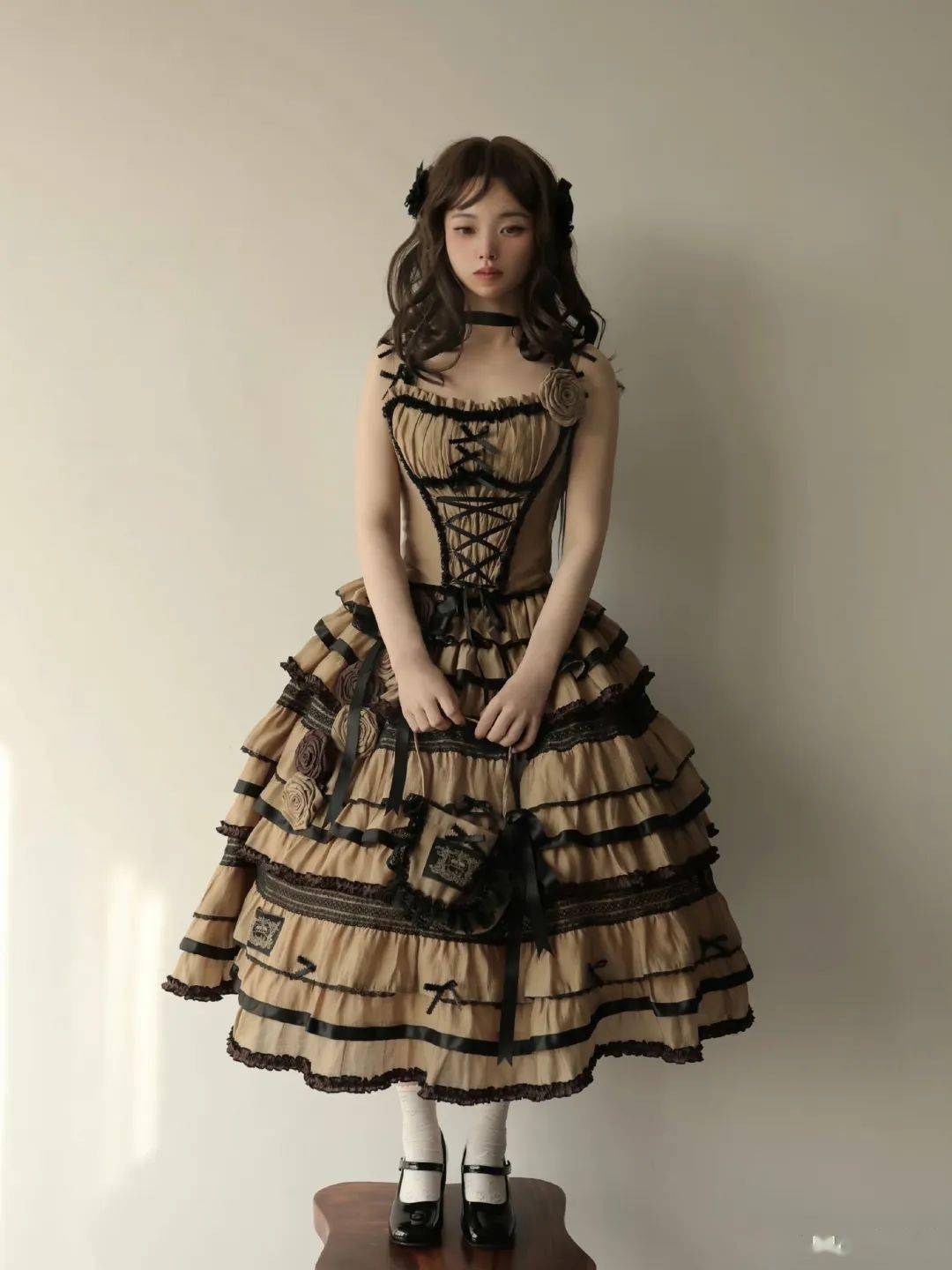 纯色段段lolita | 华丽重工款,cla娘的永恒浪漫_lolita_价格_现货